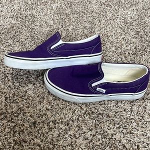Purple Slip on Vans